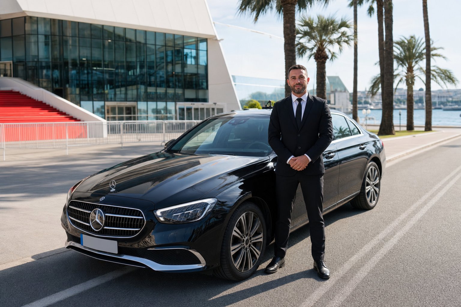 Chauffeur VTC professionnel sur la Croisette à Cannes