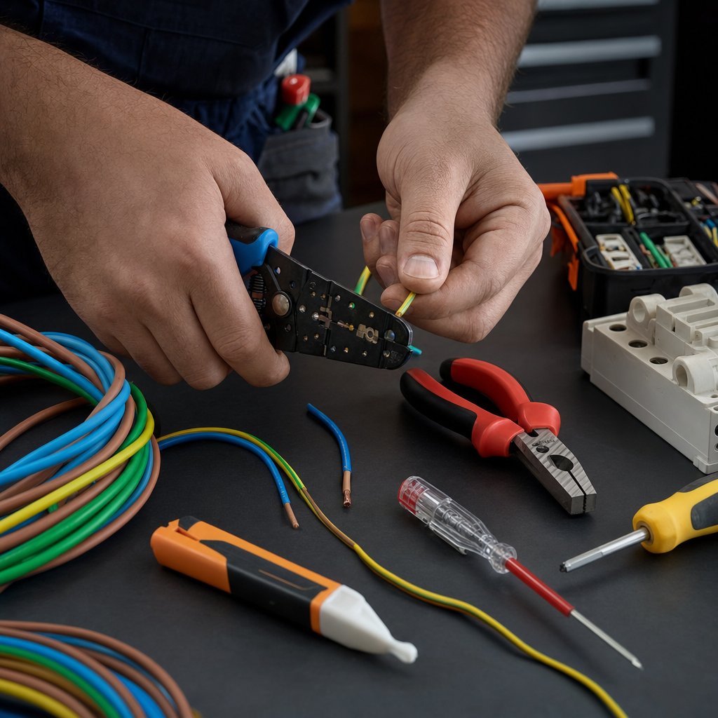 Tableau de bord SEO local pour electricien : position sur Google et demandes de devis