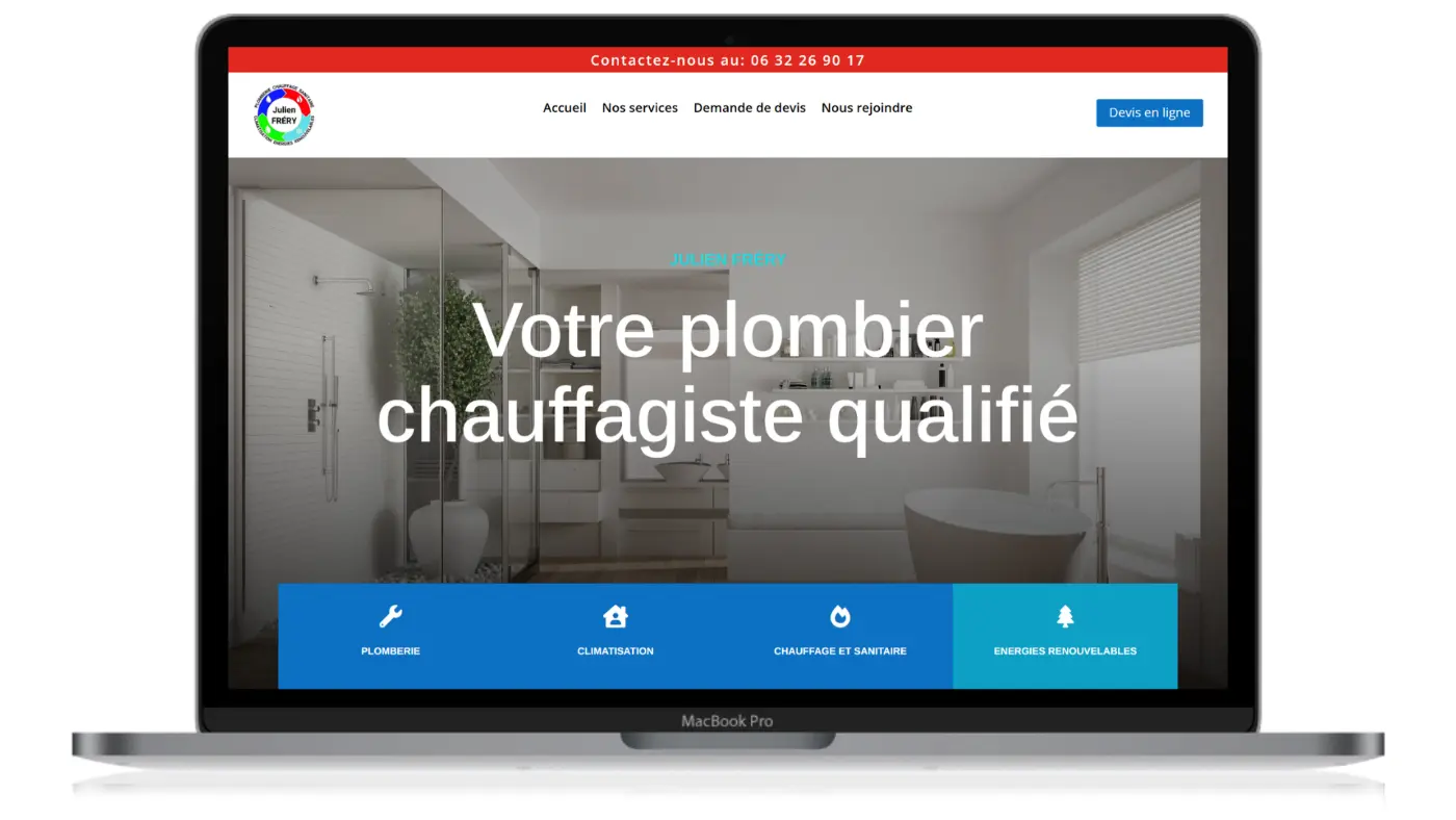 Julien Fery — site web artisan par Ozymandias