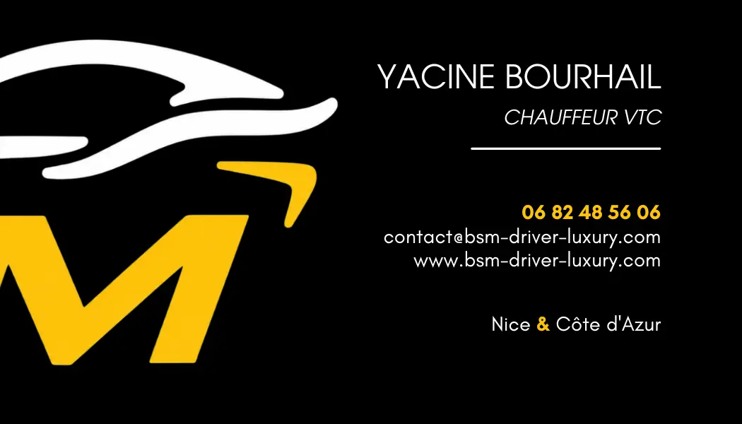 Carte de visite BSM Driver Luxury verso