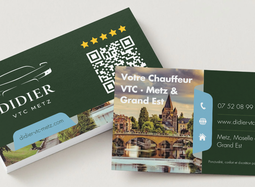 Carte de visite Didier VTC Metz