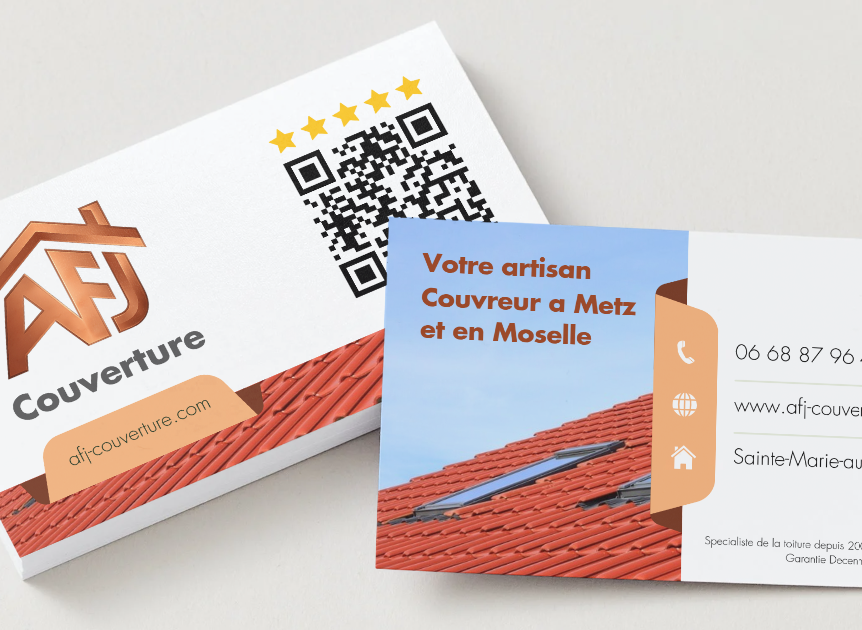 Cartes de visite AFJ Couverture - Metz Moselle