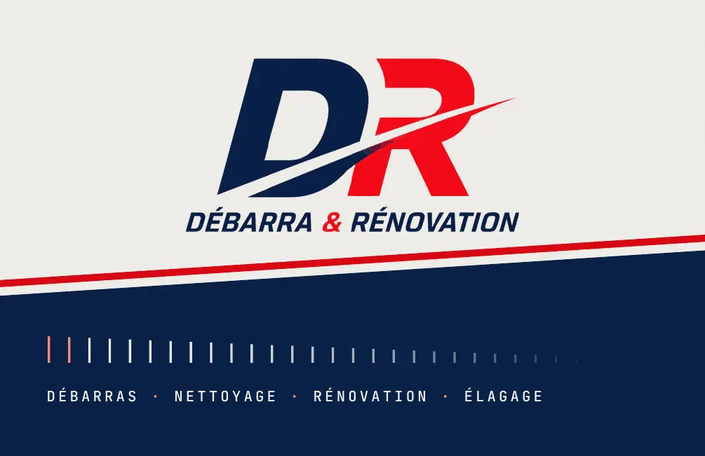 Carte de visite de Débarra & Rénovation — recto