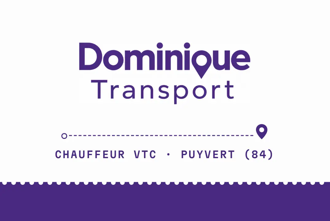 Carte de visite de Dominique Transport — recto