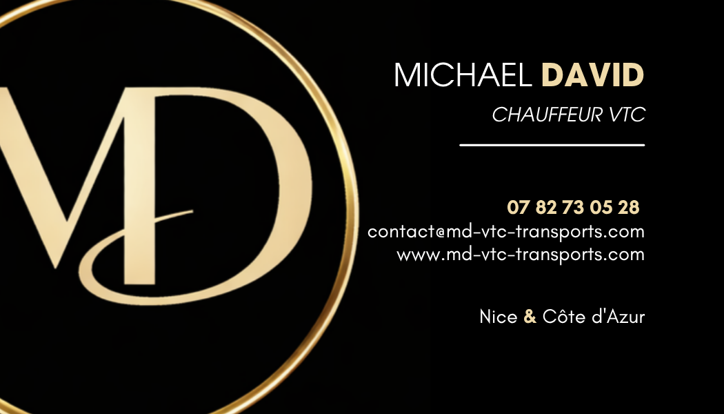 Carte de visite MD VTC Transport — verso
