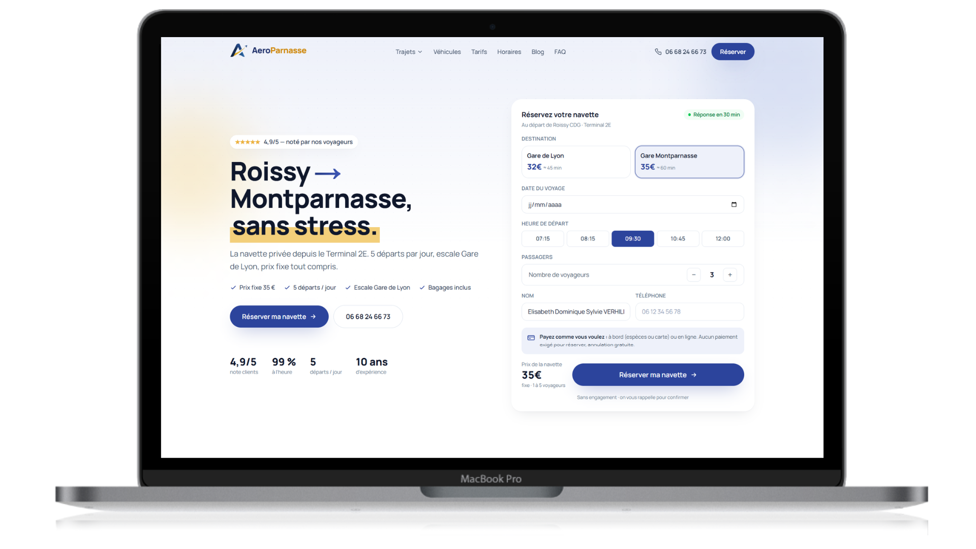 Aéroparnasse — Navette Roissy CDG Paris