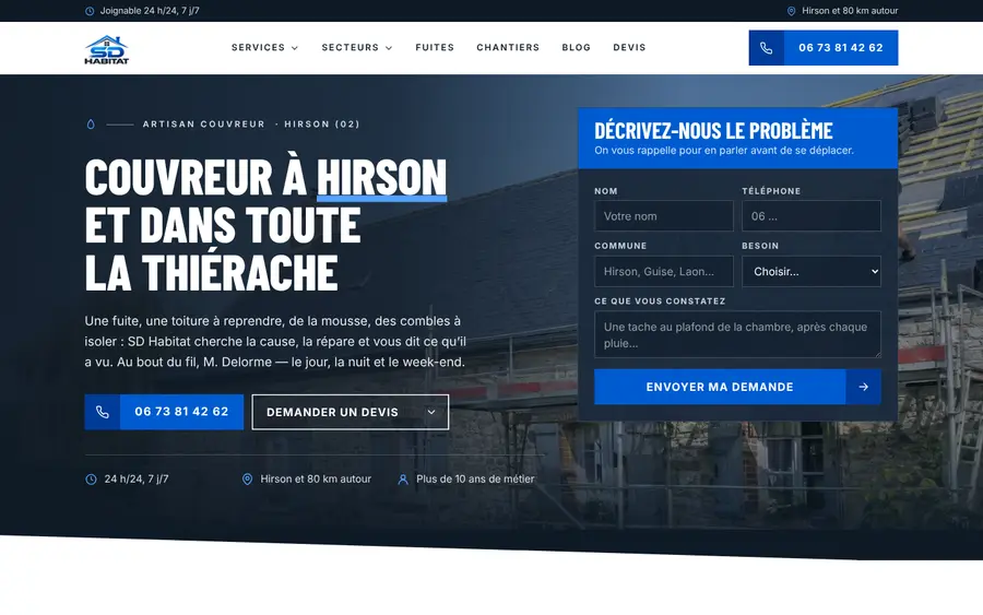 Site sd-habitat.com créé par Ozymandias